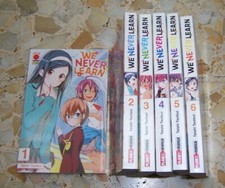 WE NEVER LEARN SEQUENZA 1-6 ED.PANINI USATI OTTIMI PERFETTI AFFARE!!!
