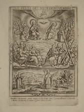 feste novembre incisione stampa ognissanti marcello caterina engraving 1670