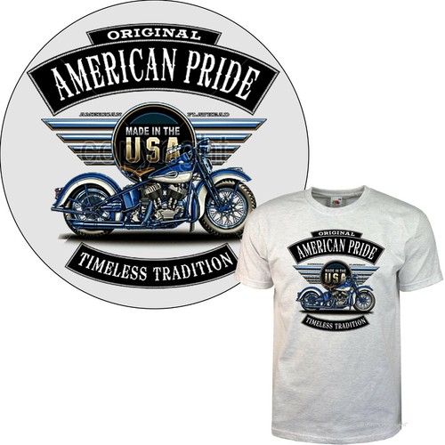 Shirt biker moto classica - biker,