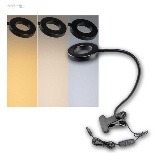 Lampada morsetto led - lampada,