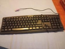 TASTIERA KRAUN PS2 NERA CON ADATTATORE DA PS2 A USB