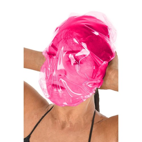 Maschera pvc trasparente collo - maschera,
