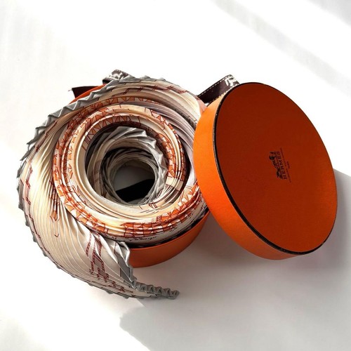 Sciarpa plissettata hermes - sciarpa,