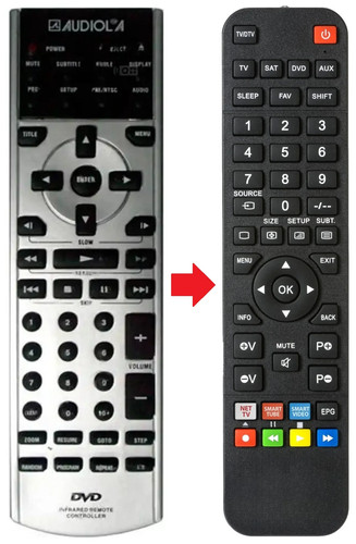 Telecomando adatto per audiola - telecomando,