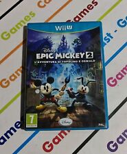 EPIC MICKEY 2 TOPOLINO NINTENDO WII U PAL ITALIANO COMPLETO 