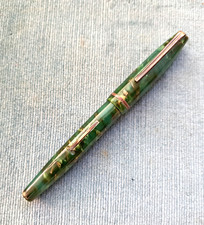 PENNA STILOGRAFICA AUTARCHICA PARKINSON ITALIA 1940 ITALIAN FOUNTAIN PEN GREEN