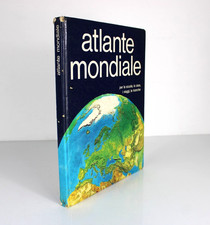 ATLANTE MONDIALE per la scuola casa i viaggi le ricerche 1977 VALLARDI Editore