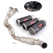 Ninja 650 Per Kawasaki Z650 23-25 Punte Carbonio Silenziatore Tubo Anteriore Scarico Impianto