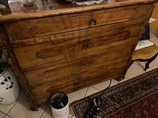 ANTICO CASSETTONE COMO' CARLO X COMO' CAPPUCCINO  NEOCLASSICO EPOCA 800 