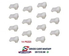 KIT 14PZ MOLLETTE FISSAGGIO GRIGLIA PRESA ARIA SUL COFANO FIAT PANDA 169