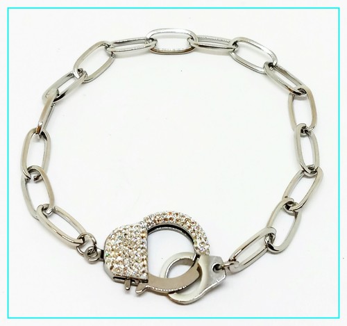 Bracciale catena manette - bracciale,