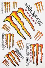 Adesivi Graffio Moto Casco Energy Monster Arancioni Trasparenti Stupendi