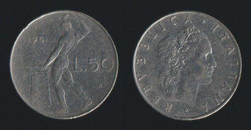 Lire 1961 vulcano - vulcano,