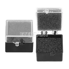 ETERFANT Scatole Corona/Impiallacciatura/Ponte per Laboratorio Odontotecnico - 1" - Superiore Trasparente con Riempitivi in Spugna