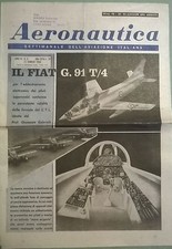 AERONAUTICA SETT.LE N.4 DEL 25/01/64 - IL FIAT G. 91 T/4 - 115