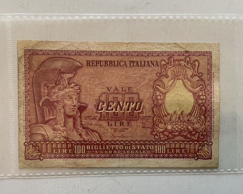 Banconota 100 lire italia - banconota,