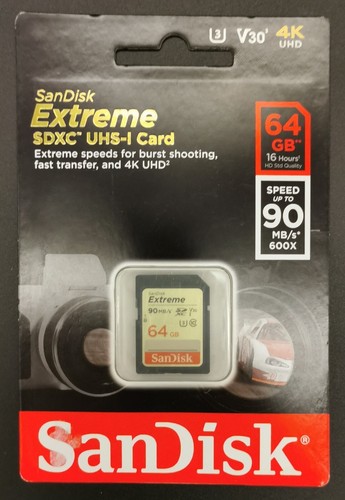 Sandisk extreme 64gb sdxc - sandisk,