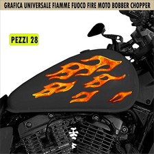 Kit 28 adesivi moto bobber