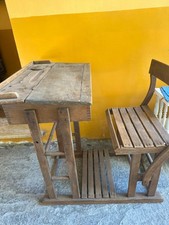 Banco di scuola Vintage , Antiquariato, Tavolo , Tavolino 
