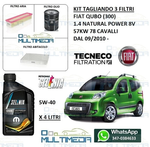 Kit tagliando filtri - filtri, e