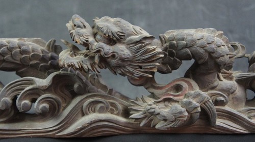 Antico drago buddista - , scultura