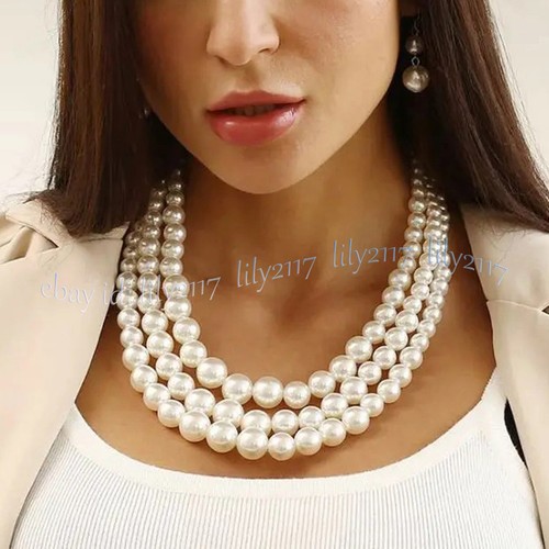Set orecchini collana - , perle