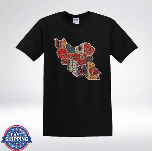 Maglietta iran mappa - maglietta,