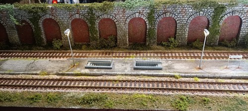 Diorama plastico ferroviario - diorama,