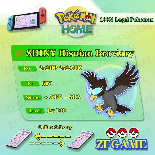 6iv shiny hisuian braviary - ✨6iv,