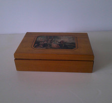 VECCHIA SCATOLA PORTA CARTE DA GIOCO  OLD PLAYING CARD BOX