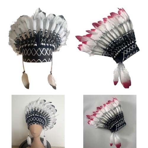Copricapo piume con - copricapo,