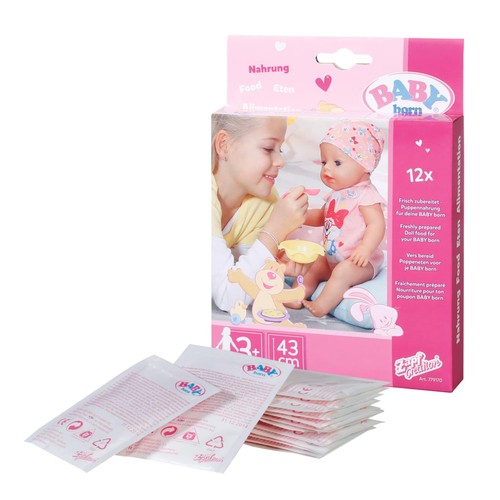 Baby born food bustine bambola - bustine,