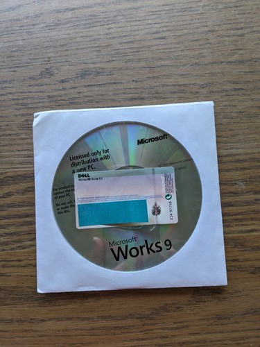 New microsoft works - cd, for