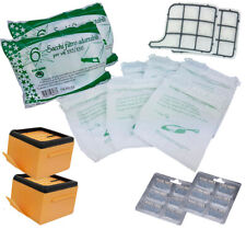 SACCHETTI VK135 VK136 + 2 FILTRI HEPA + 2 MOTORE + PROFUMI FOLLETTO VORWERK