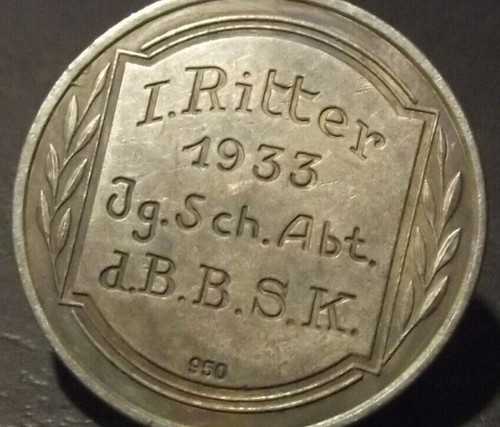 Bbsk german medal - bbsk, medaglia