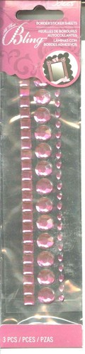 Bordo cristallo rosa chiaro - cristallo,