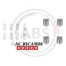 Molla Mollette Pastiglie Pinza Freno Per Fiat Uno Regata Croma Panda Fiorino Kit