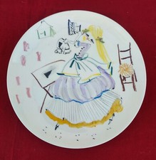 Piatto in ceramica il QUADRIFOGLIO Firenze Vintage