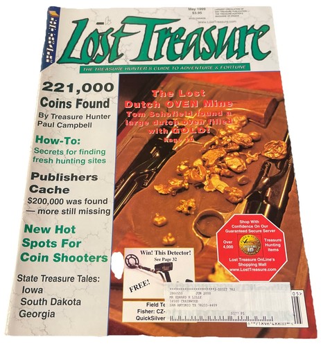 Lost treasure magazine may - lost,