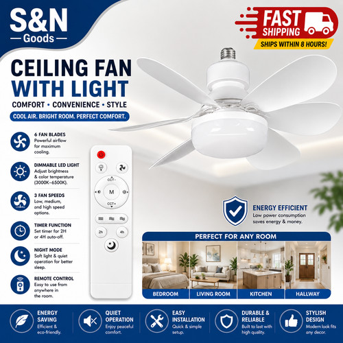 Ventilatore soffitto led - ventilatore,