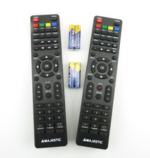 2 pz TELECOM. ORIG. x TV MAJESTIC Mod. TVD239 S2 LED - SERIE MP - BATTERIE INCL.