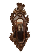 Specchiera stile '700 in legno scolpito e dorato - specchio veneziano - fine 800