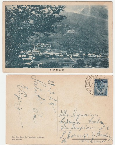 Edolo brescia viagg 1948 - brescia, viagg.