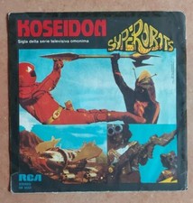 KOSEIDON - STARZINGER    SUPEROBOTS   45 GIRI  SIGLE ORIGINALI