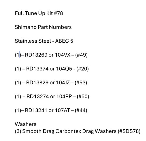 Kit sintonizzazione 78 - kit,