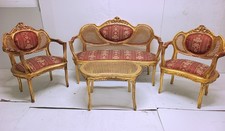 Salottino Vintage Dorato Panca