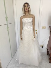 abito da sposa Bianco nuovo
