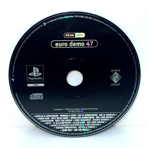 Ps1 euro demo playstation 1 - ps1,