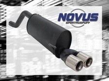 Scarico sportivo NOVUS gruppo N ESD 2x 76mm tondo per Alfa Romeo MITO 955 1.6 1.