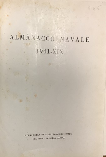 Almanacco navale 1941 - almanacco,